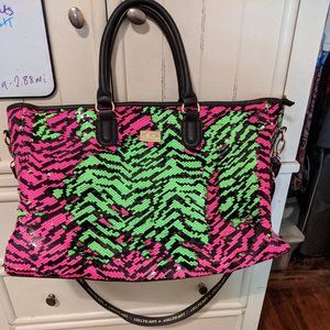 Betsy Johnson Weekender change Sequin bag